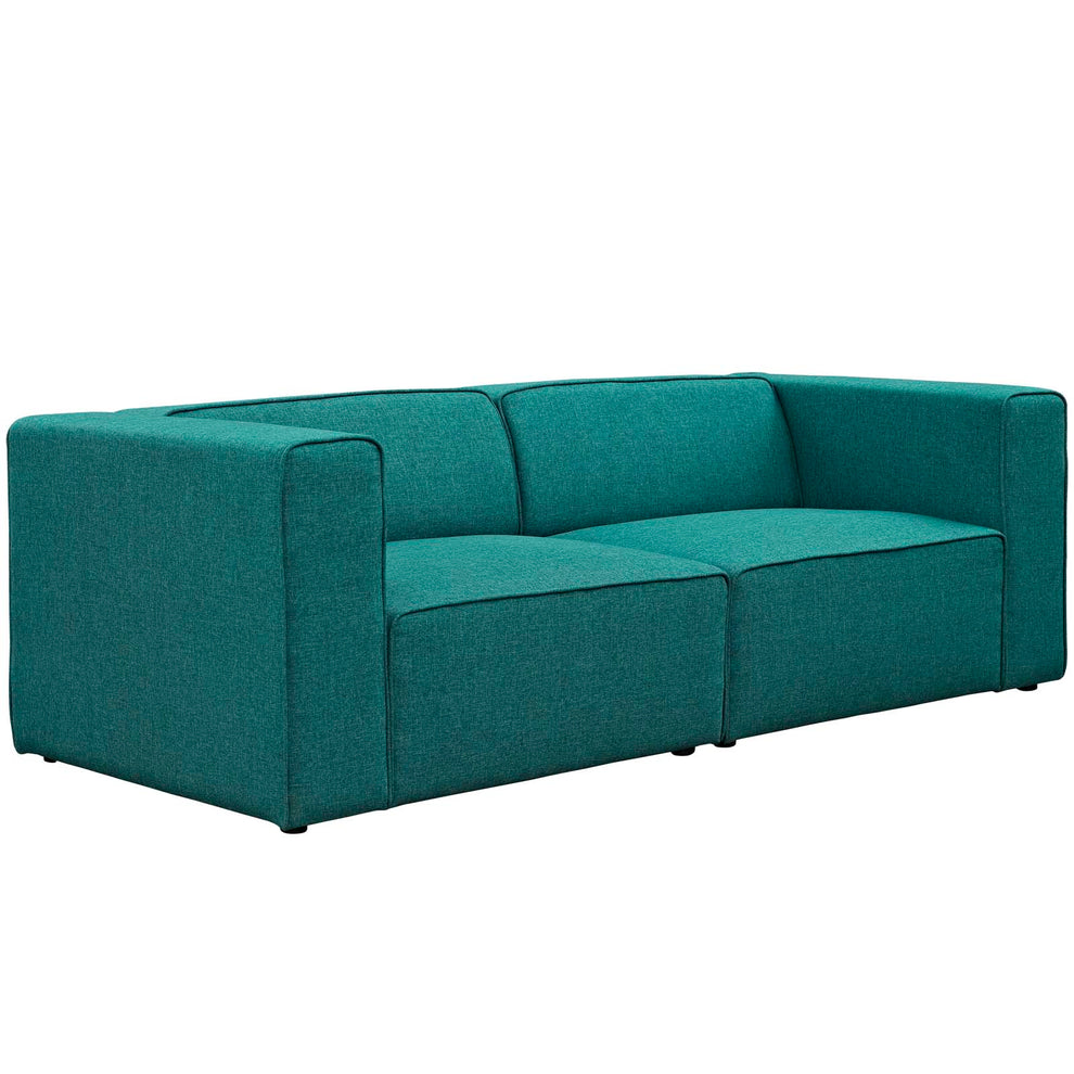 Modway Mingle 2 Piece Upholstered Fabric Sectional Sofa Set - EEI-2825 | Sofa Set | Modishstore - 14