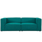 Modway Mingle 2 Piece Upholstered Fabric Sectional Sofa Set | Sofas | Modishstore-16