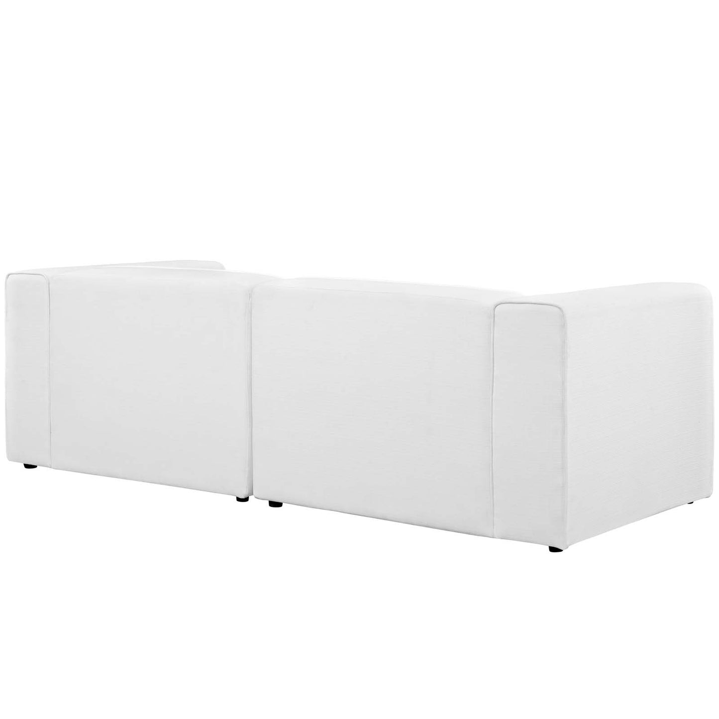 Modway Mingle 2 Piece Upholstered Fabric Sectional Sofa Set | Sofas | Modishstore-9