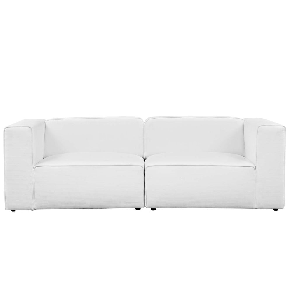 Modway Mingle 2 Piece Upholstered Fabric Sectional Sofa Set - EEI-2825 | Sofa Set | Modishstore - 7