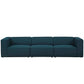 Modway Mingle 3 Piece Upholstered Fabric Sectional Sofa Set | Sofas | Modishstore-5