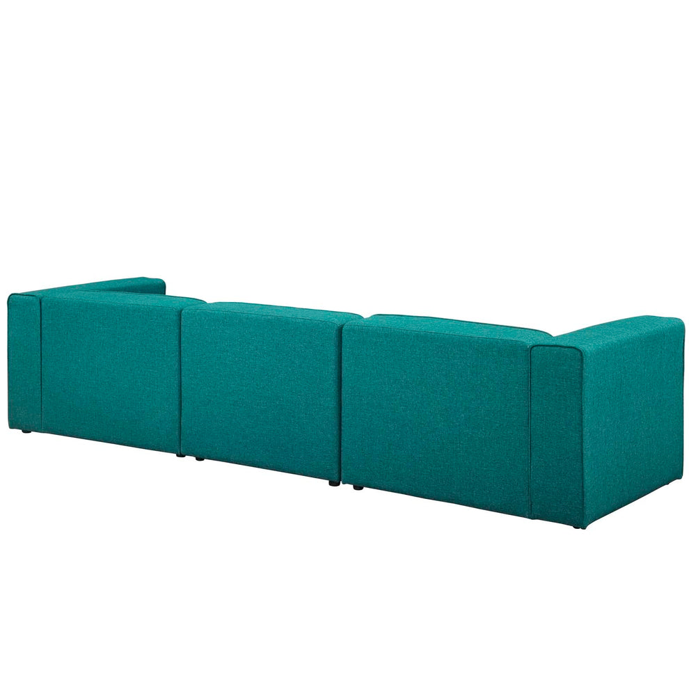 Modway Mingle 3 Piece Upholstered Fabric Sectional Sofa Set - EEI-2827 | Sofa Set | Modishstore - 9