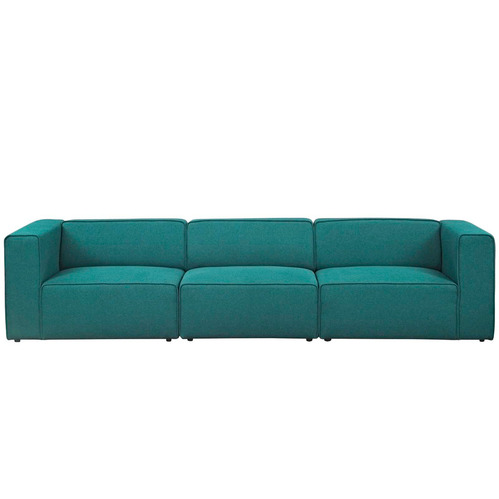 Modway Mingle 3 Piece Upholstered Fabric Sectional Sofa Set - EEI-2827 | Sofa Set | Modishstore - 7