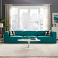Modway Mingle 3 Piece Upholstered Fabric Sectional Sofa Set | Sofas | Modishstore-14