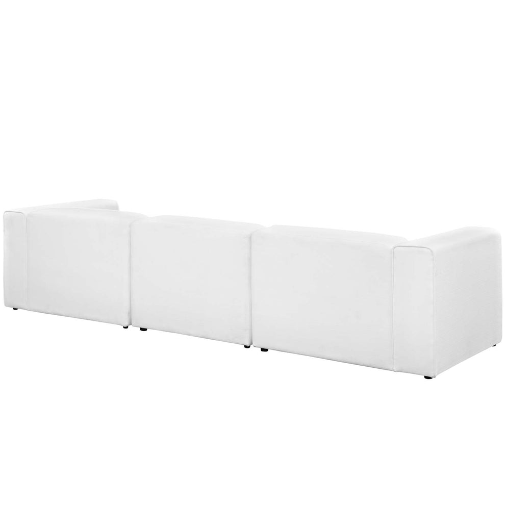 Modway Mingle 3 Piece Upholstered Fabric Sectional Sofa Set - EEI-2827 | Sofa Set | Modishstore - 16