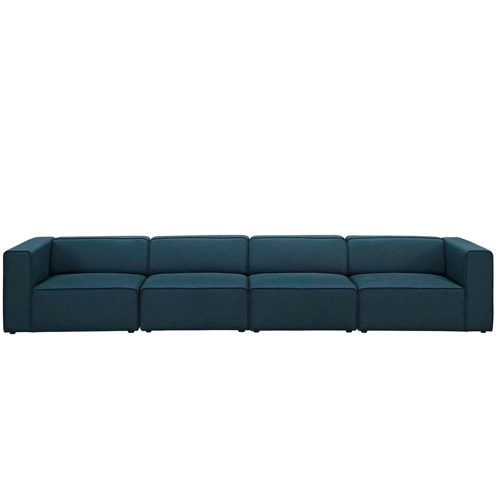 Mingle 4 Piece Upholstered Fabric Sectional Sofa Set by Modway - EEI-2829 | Sofa Set | Modishstore-3