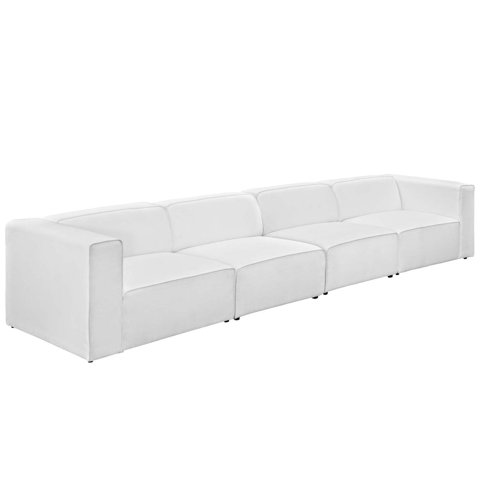 Mingle 4 Piece Upholstered Fabric Sectional Sofa Set by Modway - EEI-2829 | Sofa Set | Modishstore - 7
