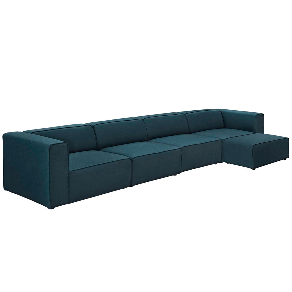 Modway Mingle 5 Piece Upholstered Fabric Sectional Sofa Set - EEI-2833 | Sofa Set | Modishstore - 3