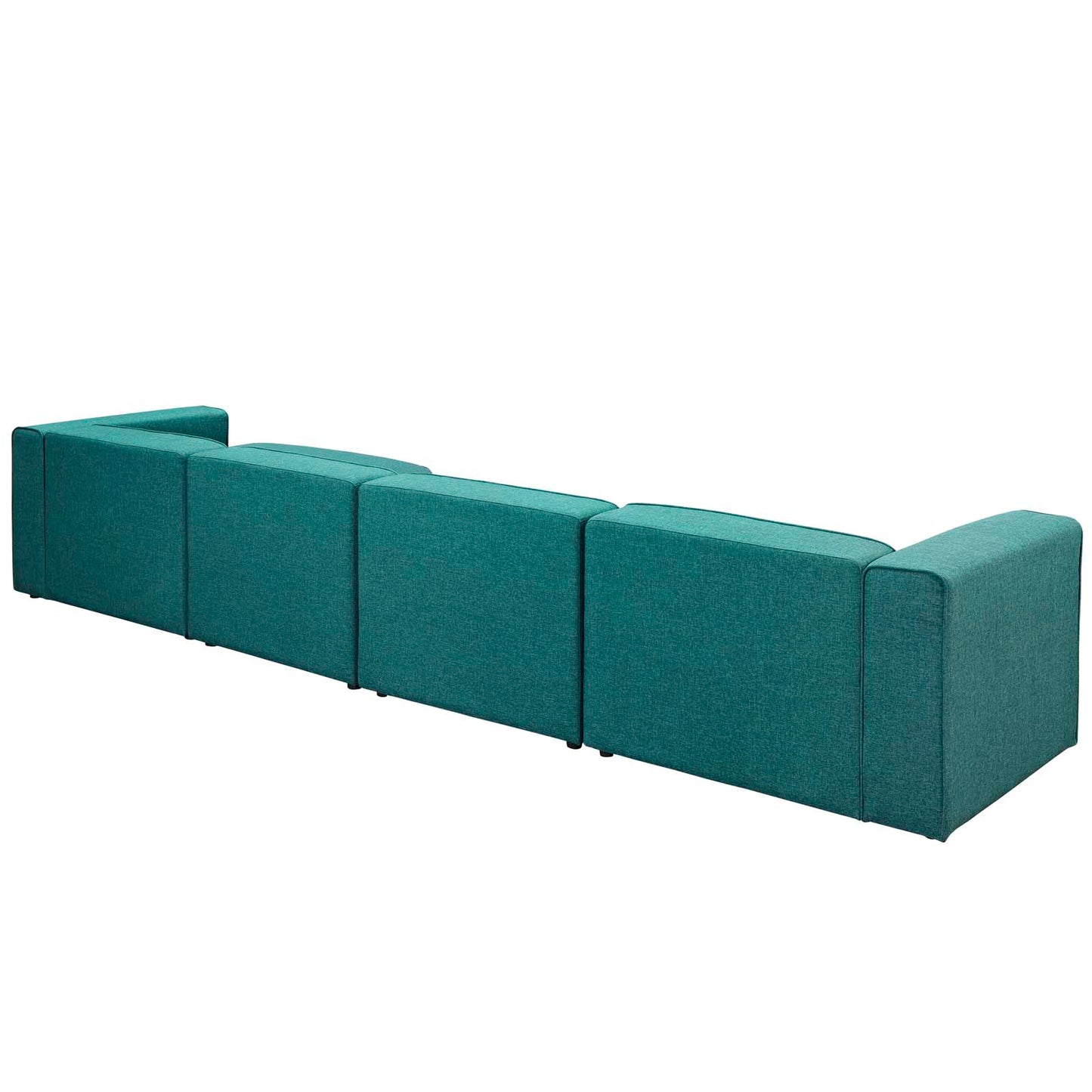 Modway Mingle 5 Piece Upholstered Fabric Sectional Sofa Set | Sofas | Modishstore-10