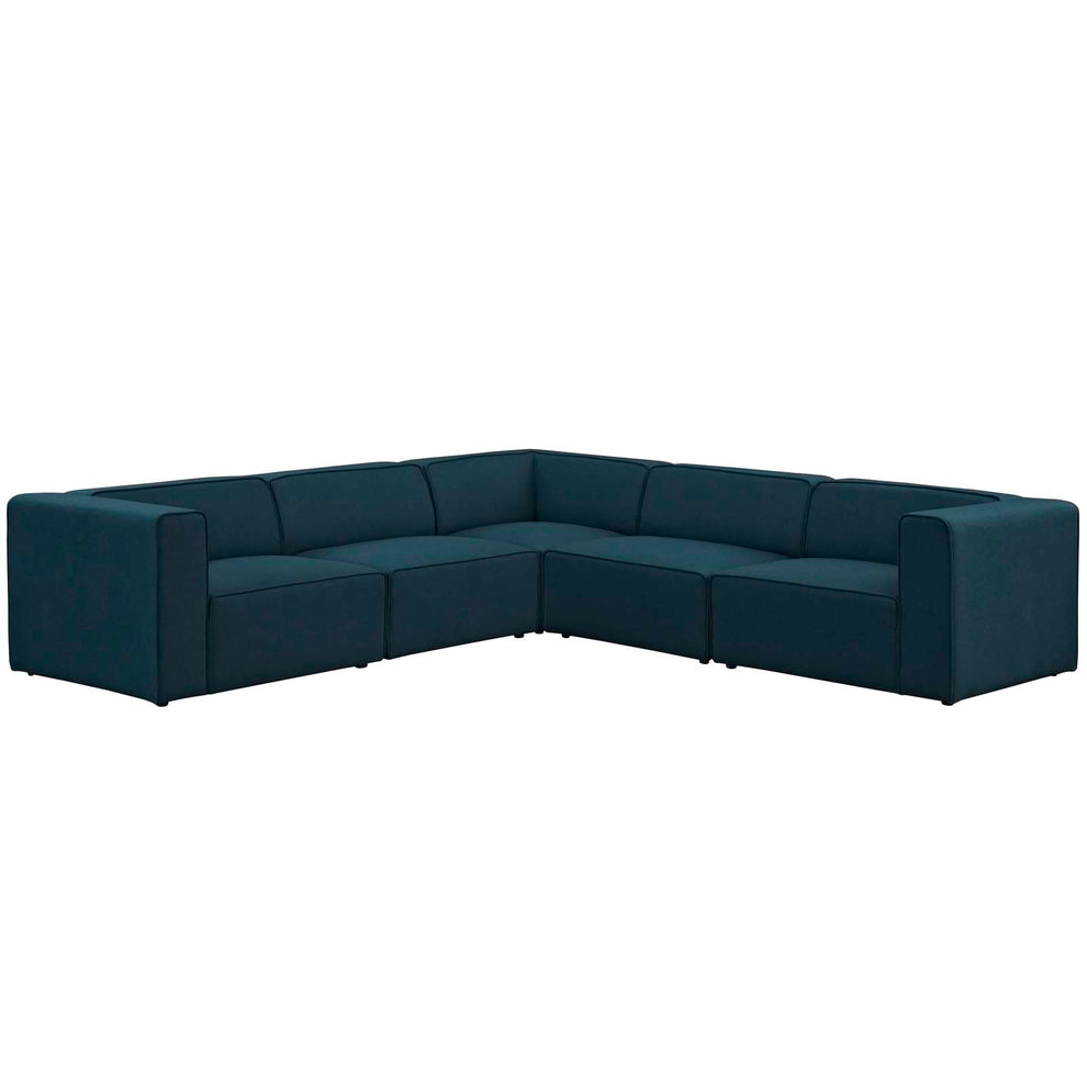 Modway Mingle 5 Piece Upholstered Fabric Sectional Sofa Set-EEI-2835 - EEI-2835 | Sofa Set | Modishstore - 2