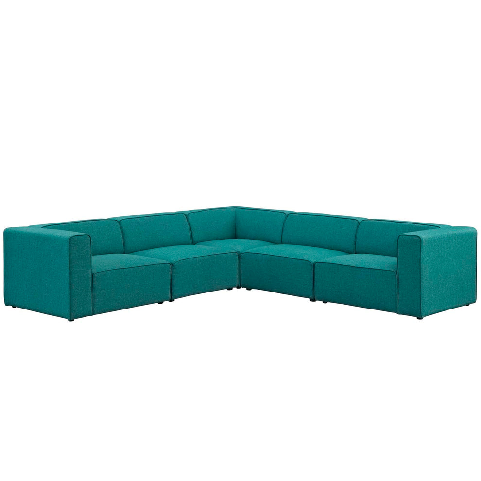 Modway Mingle 5 Piece Upholstered Fabric Sectional Sofa Set-EEI-2835 - EEI-2835 | Sofa Set | Modishstore - 17