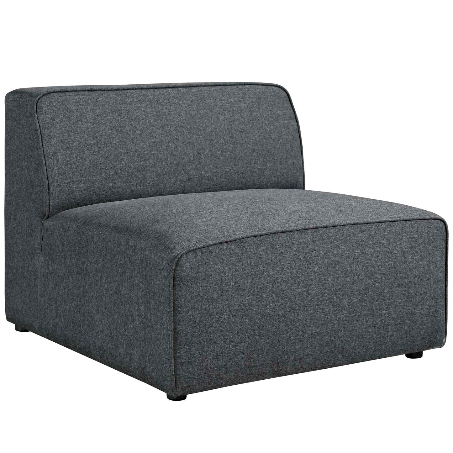 Modway Mingle 7 Piece Upholstered Fabric Sectional Sofa Set | Sofas | Modishstore-11