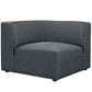 Modway Mingle 7 Piece Upholstered Fabric Sectional Sofa Set | Sofas | Modishstore-12