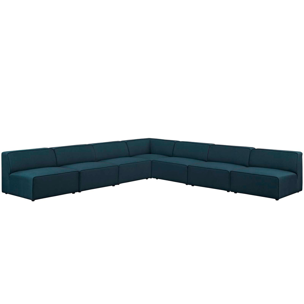 Mingle 7 Piece Upholstered Fabric Sectional Sofa Set by Modway - EEI-2841 | Sofa Set | Modishstore - 8