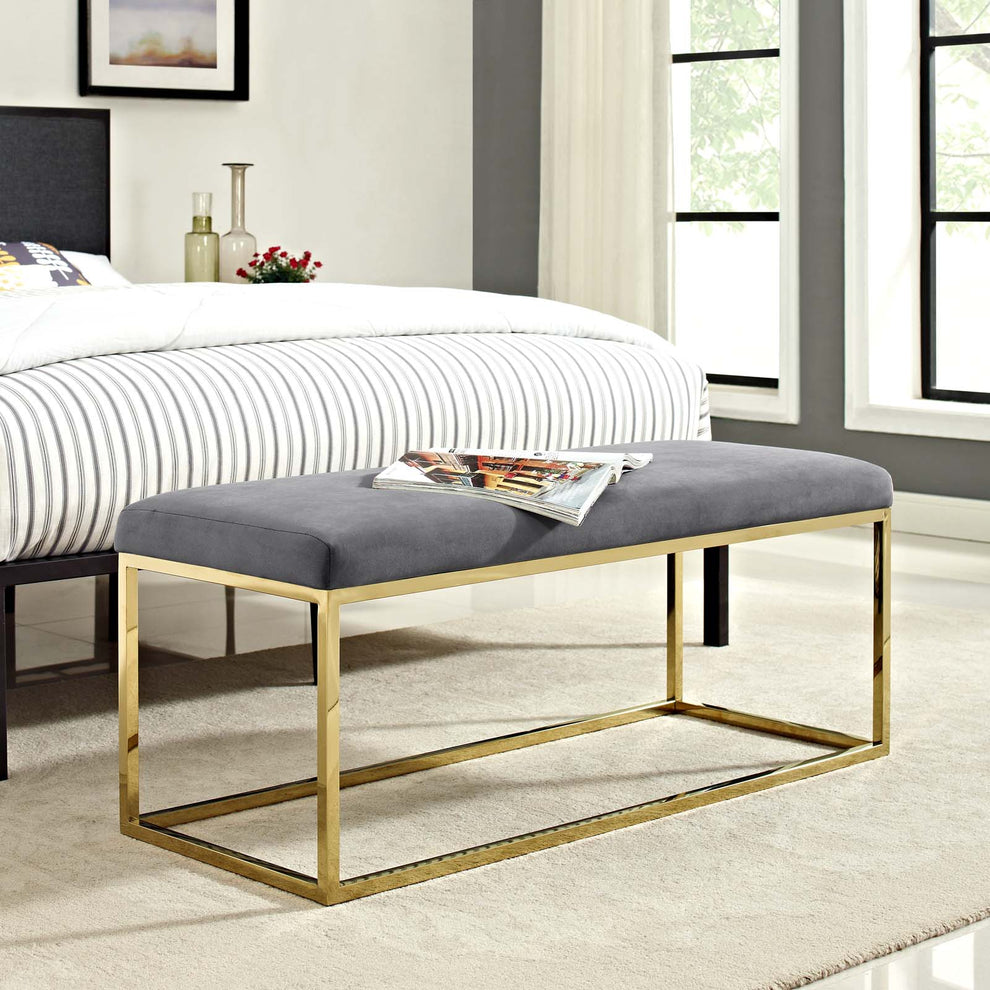 Modway Anticipate Fabric Bench - EEI-2851 | Benches | Modishstore - 11