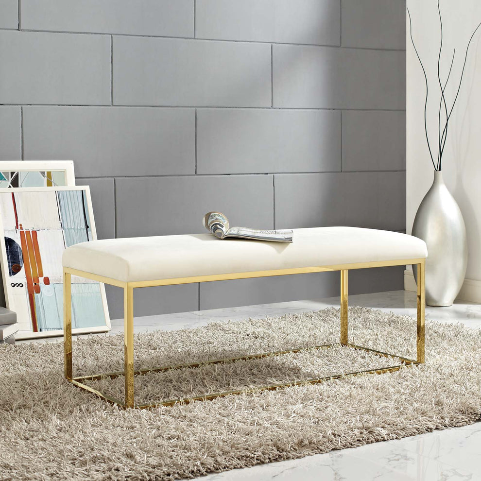 Modway Anticipate Fabric Bench - EEI-2851 | Benches | Modishstore - 6