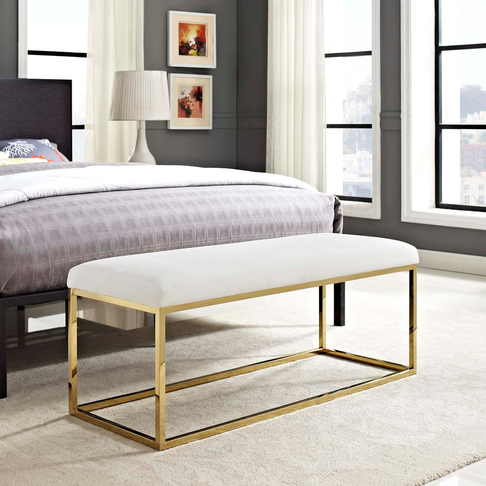 Modway Anticipate Fabric Bench - EEI-2851 | Benches | Modishstore - 7