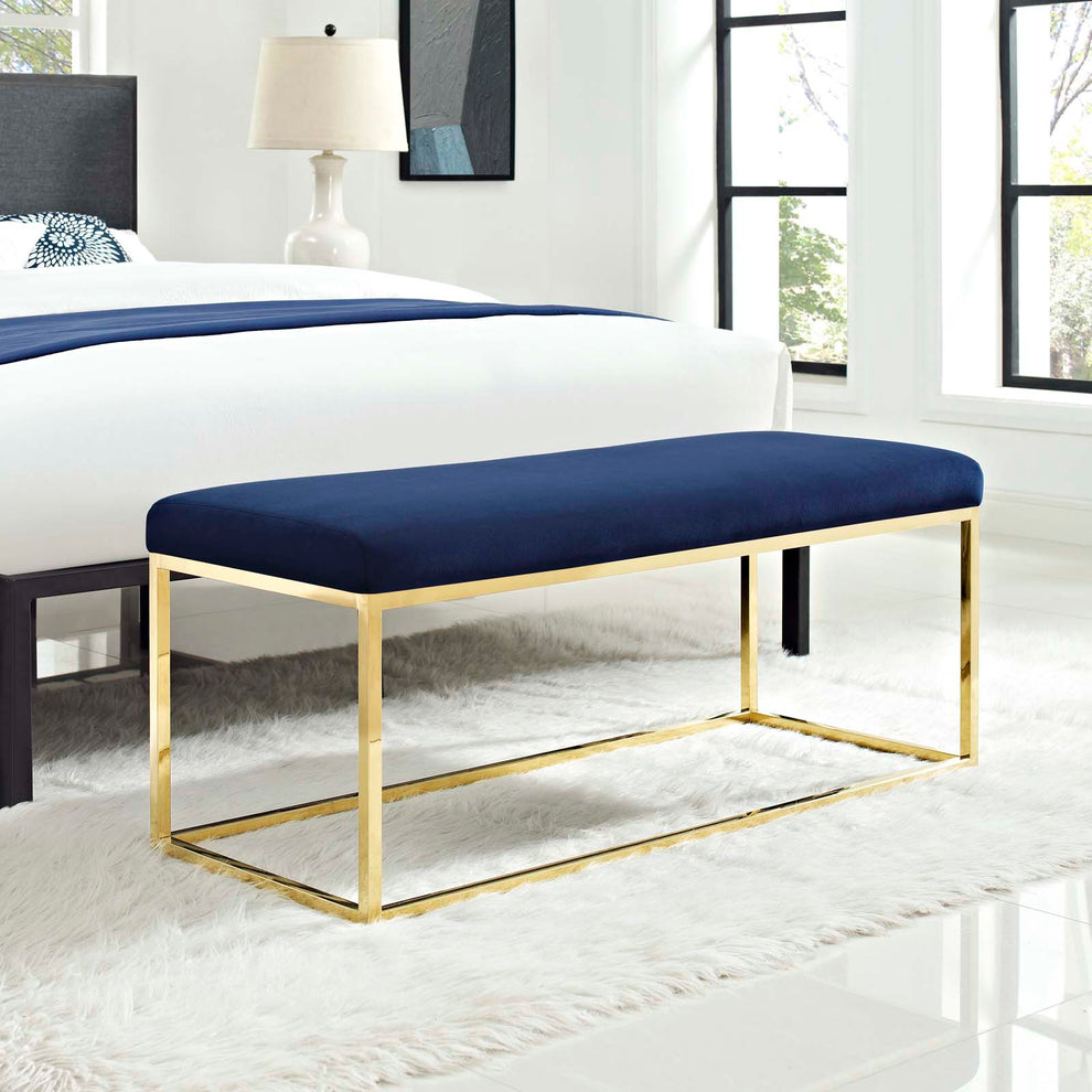 Modway Anticipate Fabric Bench - EEI-2851 | Benches | Modishstore - 1