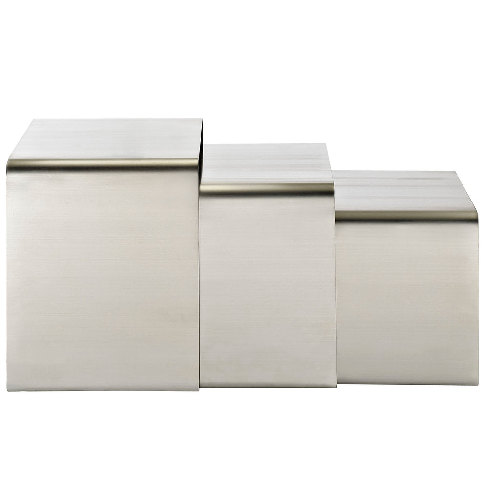 Modway Rush Nesting Table - Silver - EEI-286 | Nesting Tables | Modishstore - 3