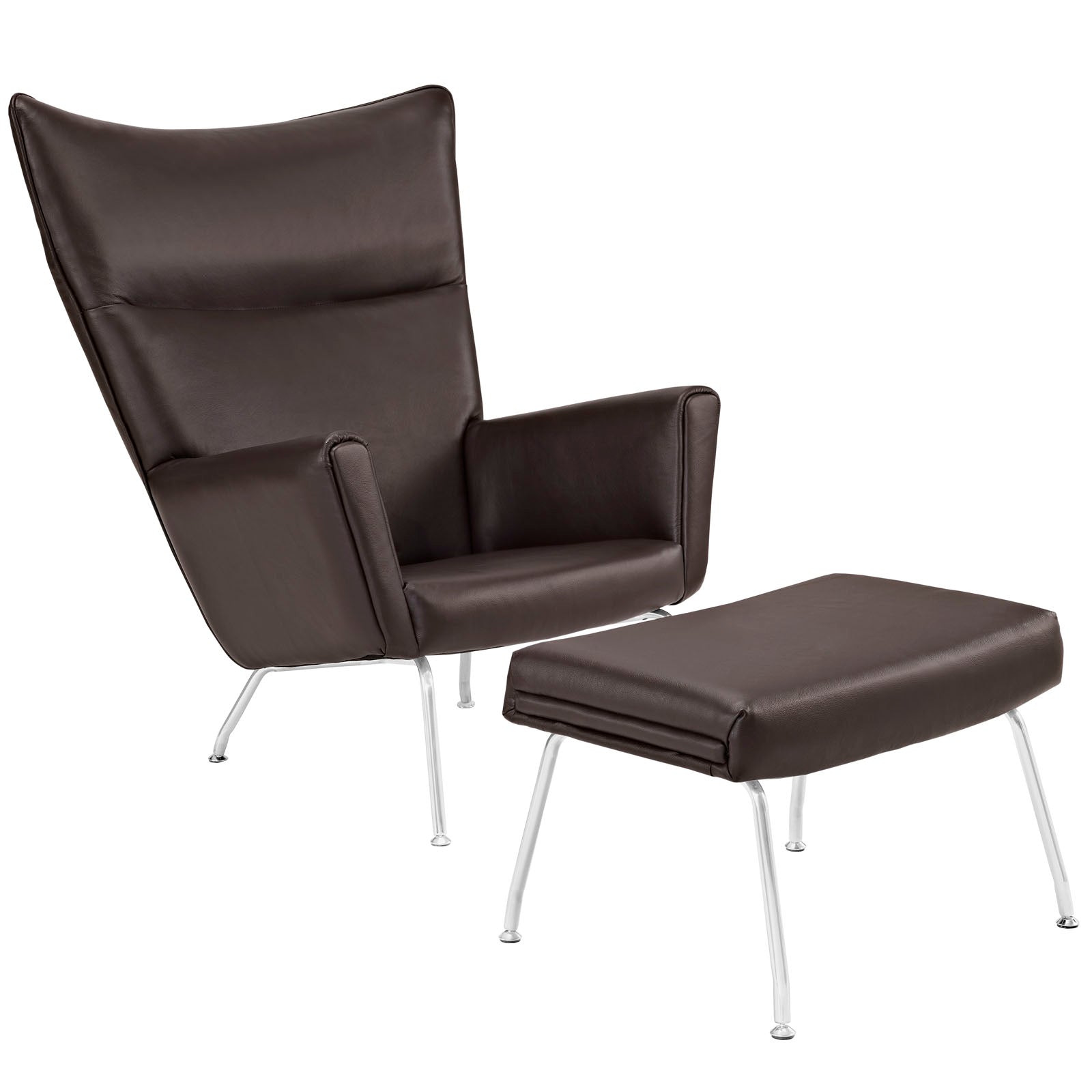 Class Leather Lounge Chair By Modway - EEI-287 | Lounge Chairs | Modishstore - 2