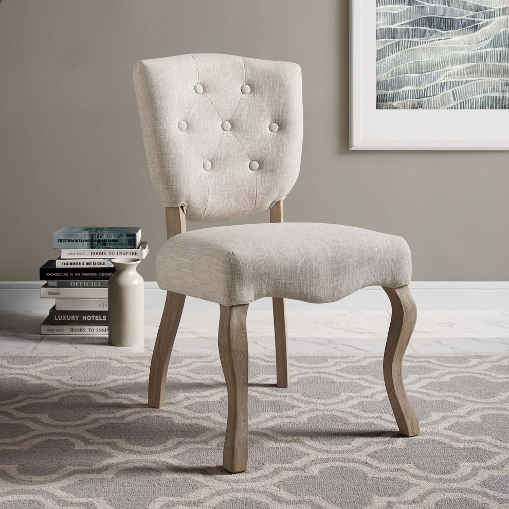 Modway Array Vintage French Upholstered Dining Side Chair - EEI-2878 | Dining Chairs | Modishstore - 6