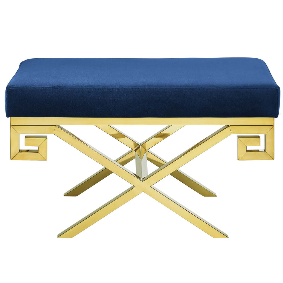Rove Velvet Performance Velvet Bench By Modway - EEI-2879 | Benches | Modishstore - 14