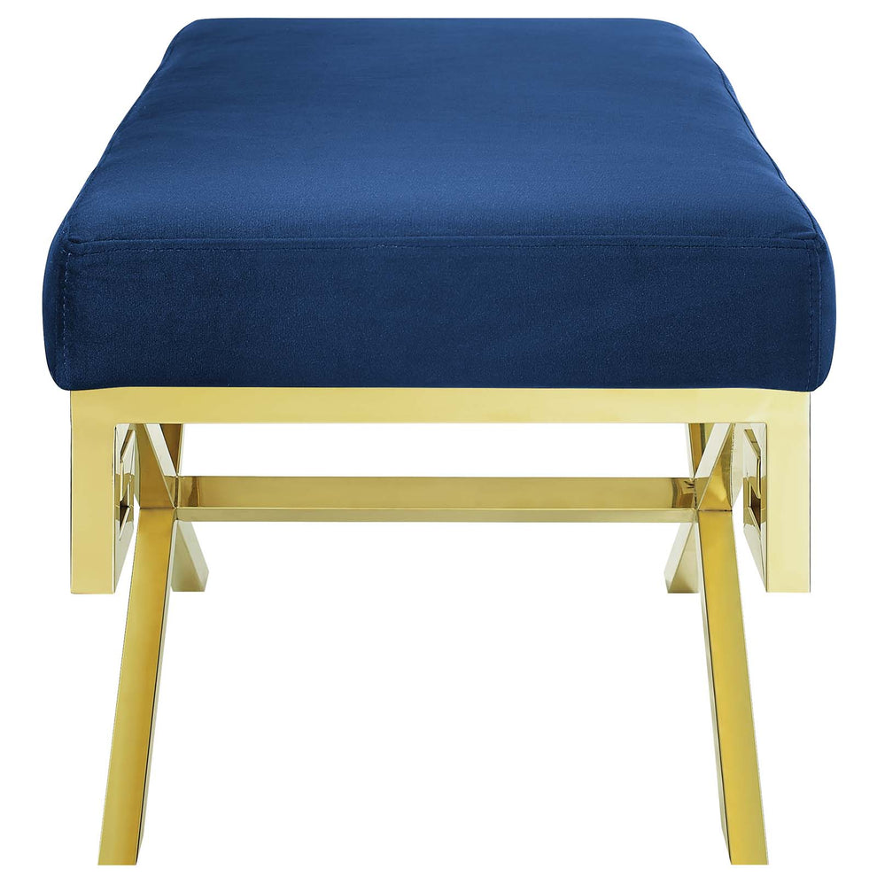 Rove Velvet Performance Velvet Bench By Modway - EEI-2879 | Benches | Modishstore - 15