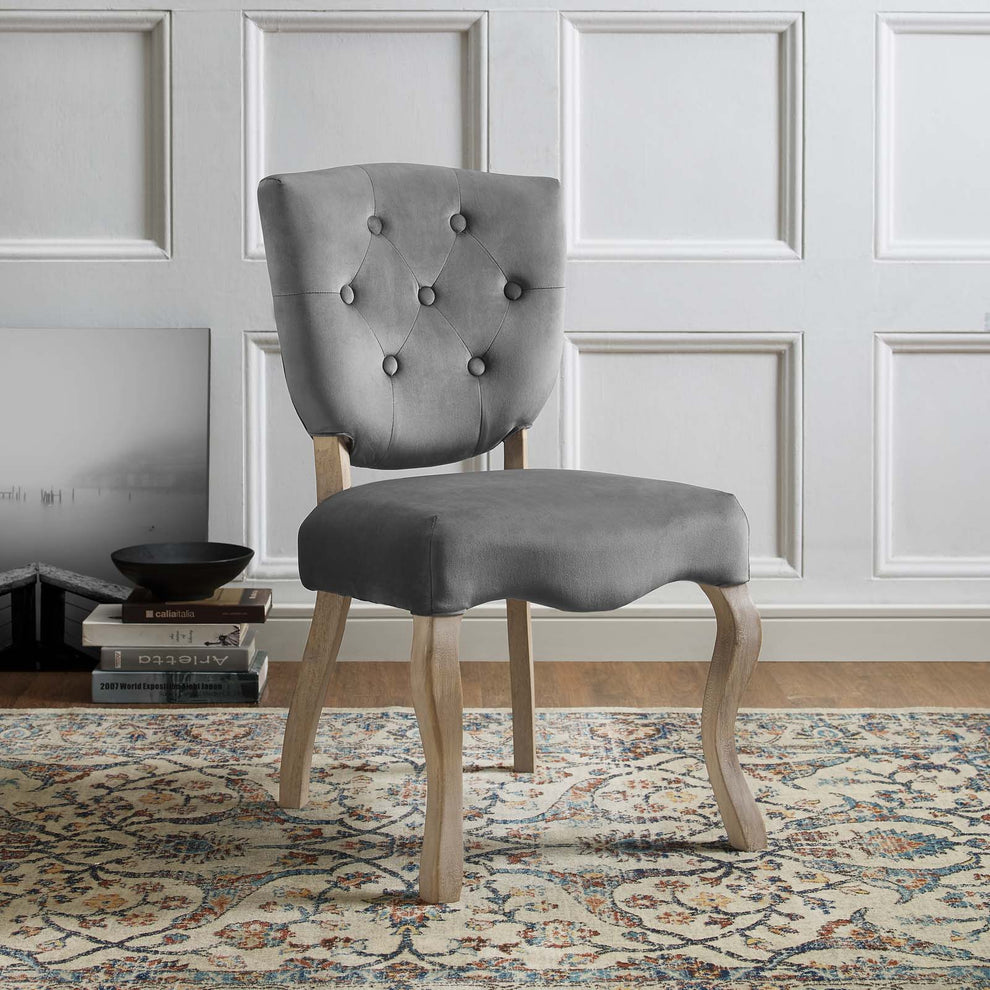 Modway Array Vintage French Performance Velvet Dining Side Chair - EEI-2880 | Dining Chairs | Modishstore - 10