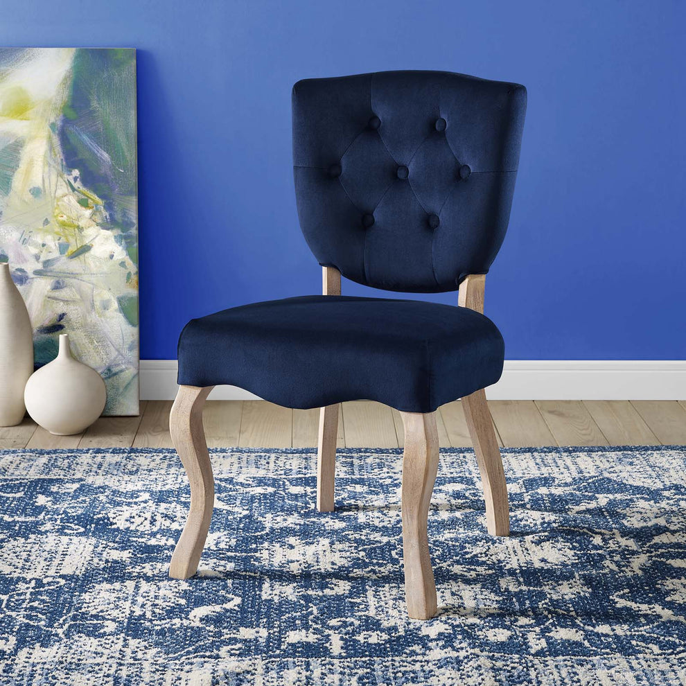 Modway Array Vintage French Performance Velvet Dining Side Chair - EEI-2880 | Dining Chairs | Modishstore - 15