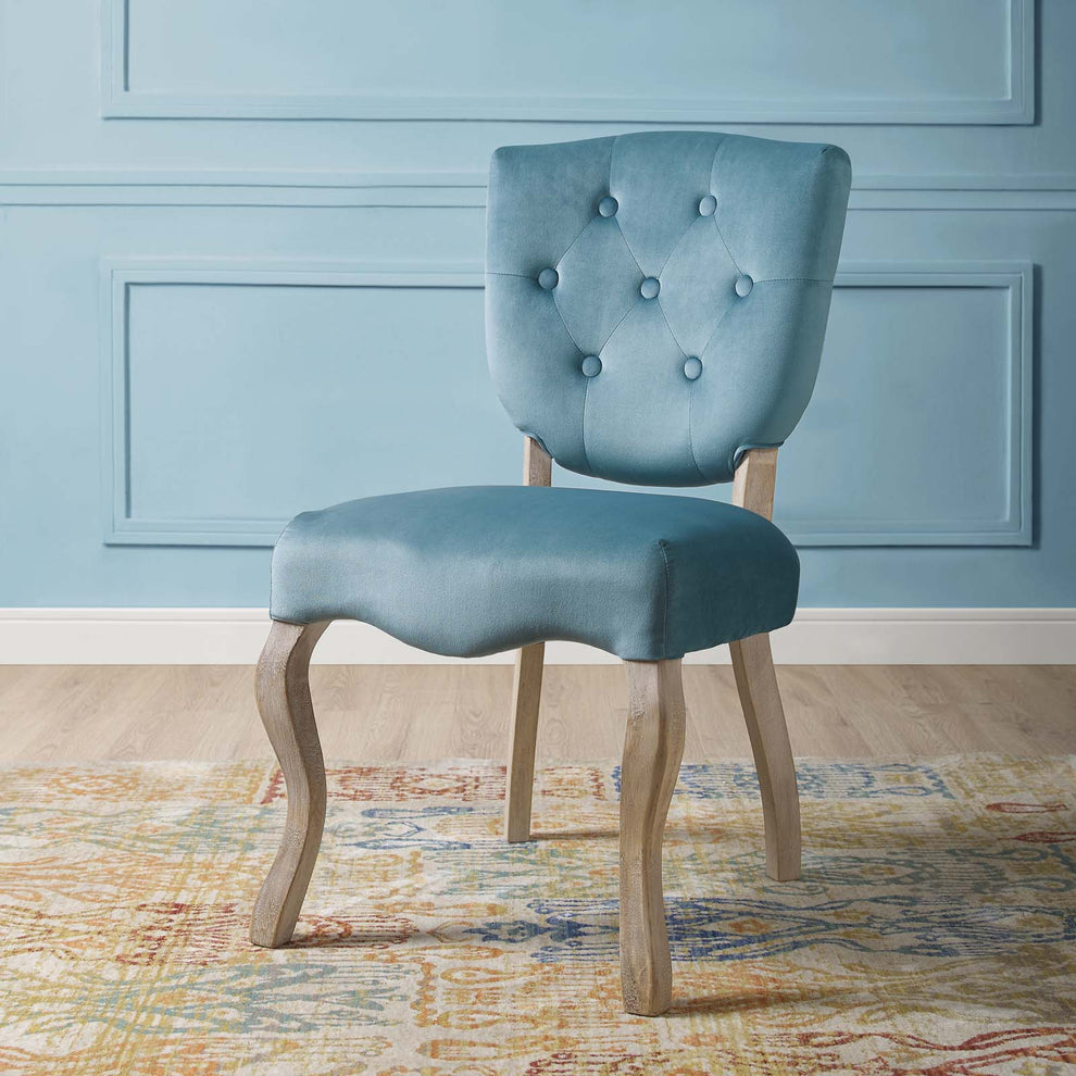 Modway Array Vintage French Performance Velvet Dining Side Chair - EEI-2880 | Dining Chairs | Modishstore - 20