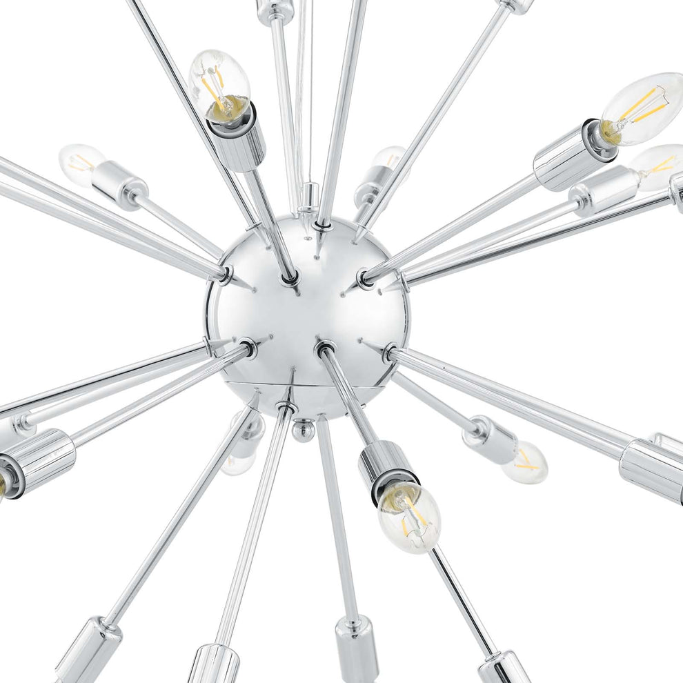 Gamut Metal Chandelier By Modway - EEI-2886 | Chandeliers | Modishstore - 2