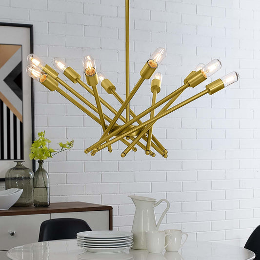 Modway Cherish Brass Metal Pendant Light | Pendant Lamps | Modishstore