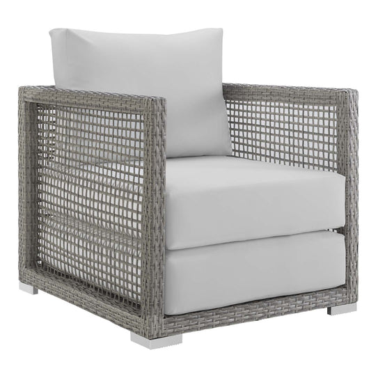 Modway Aura Rattan Outdoor Patio Armchair | Outdoor Chairs | Modishstore-9