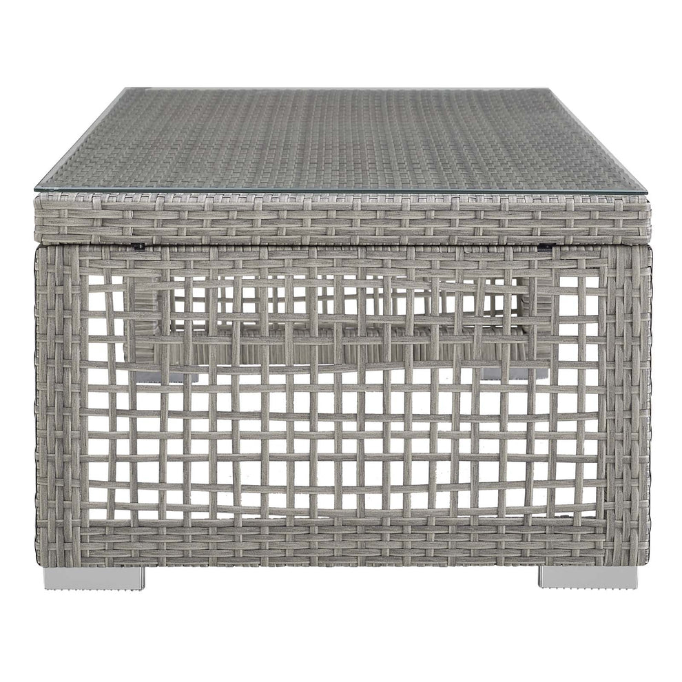Modway Aura Rattan Outdoor Patio Coffee Table - EEI-2919 | Outdoor Tables | Modishstore - 3