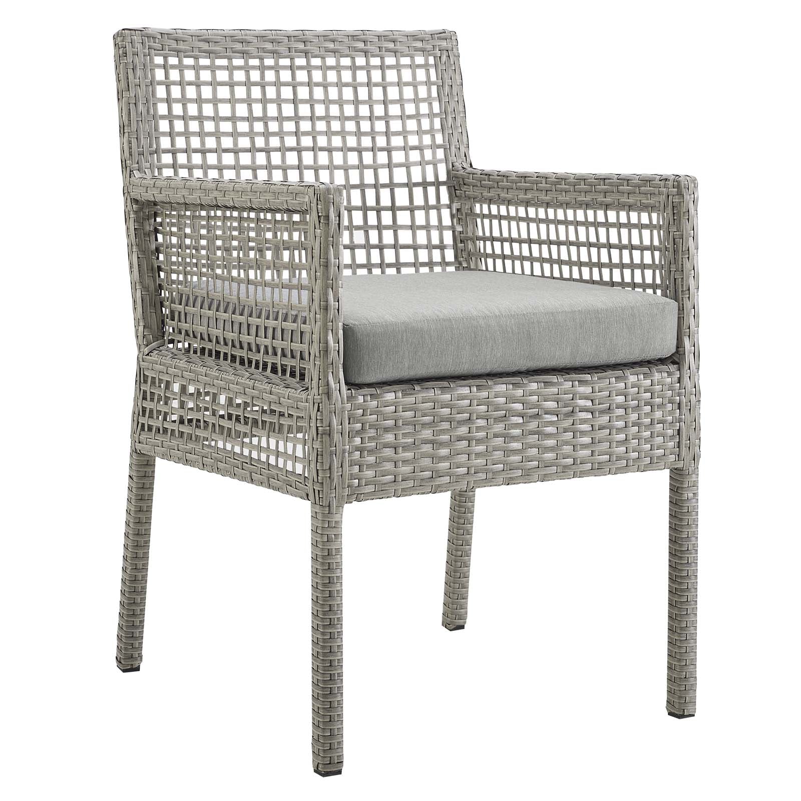 Modway Aura Outdoor Patio Wicker Rattan Dining Armchair | Outdoor Chairs | Modishstore-11