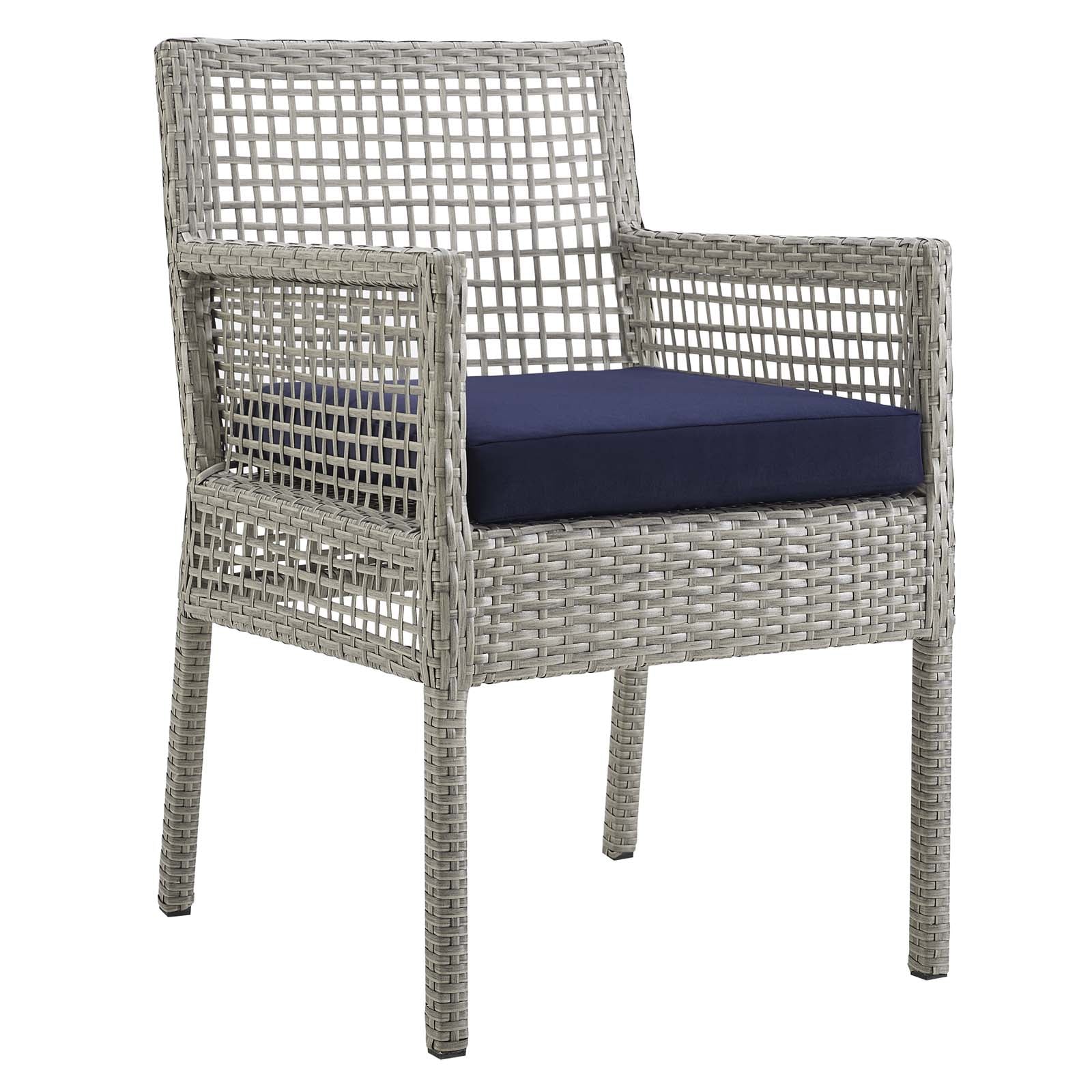 Modway Aura Outdoor Patio Wicker Rattan Dining Armchair | Outdoor Chairs | Modishstore-10