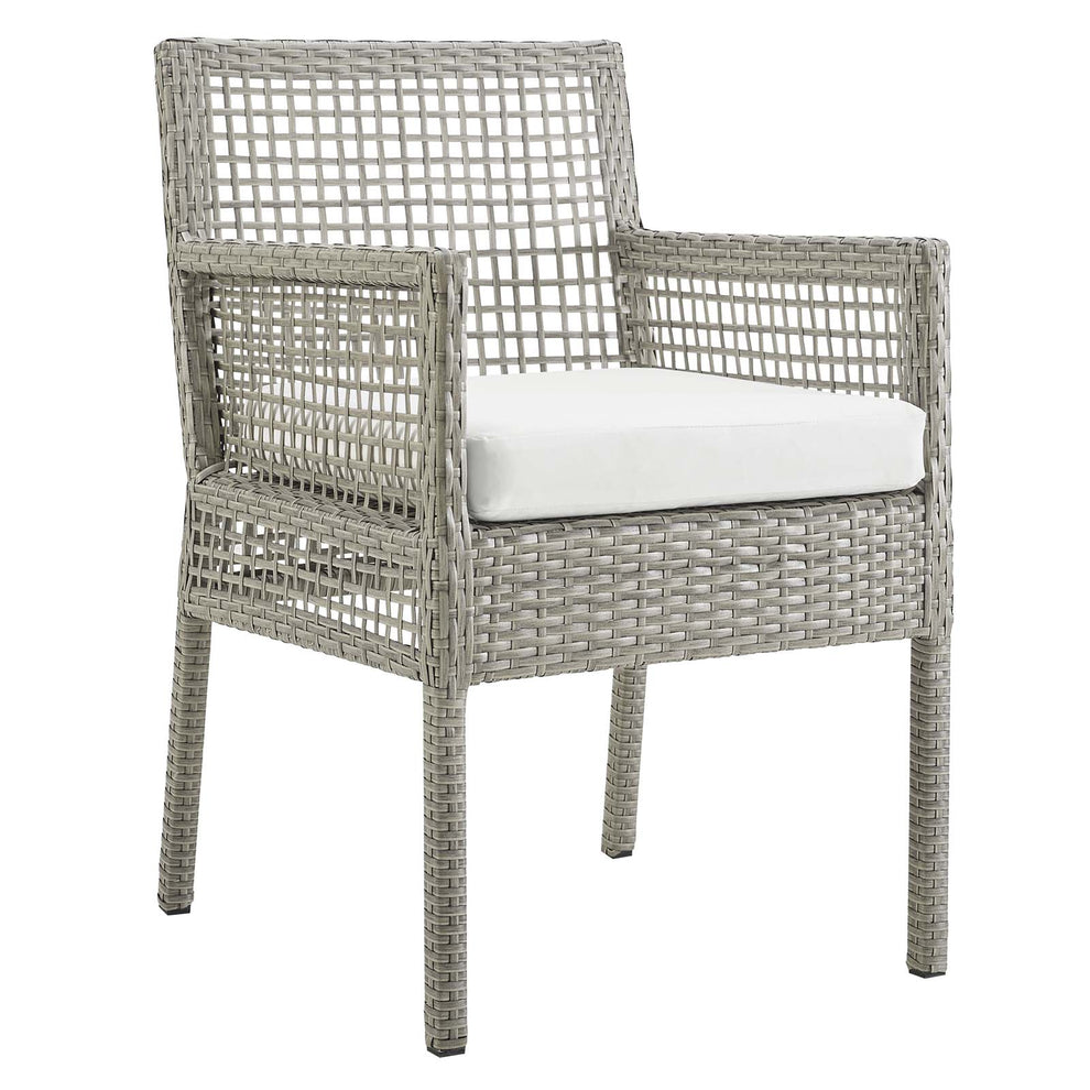 Modway Aura Outdoor Patio Wicker Rattan Dining Armchair - EEI-2920 | Outdoor Chairs | Modishstore - 1