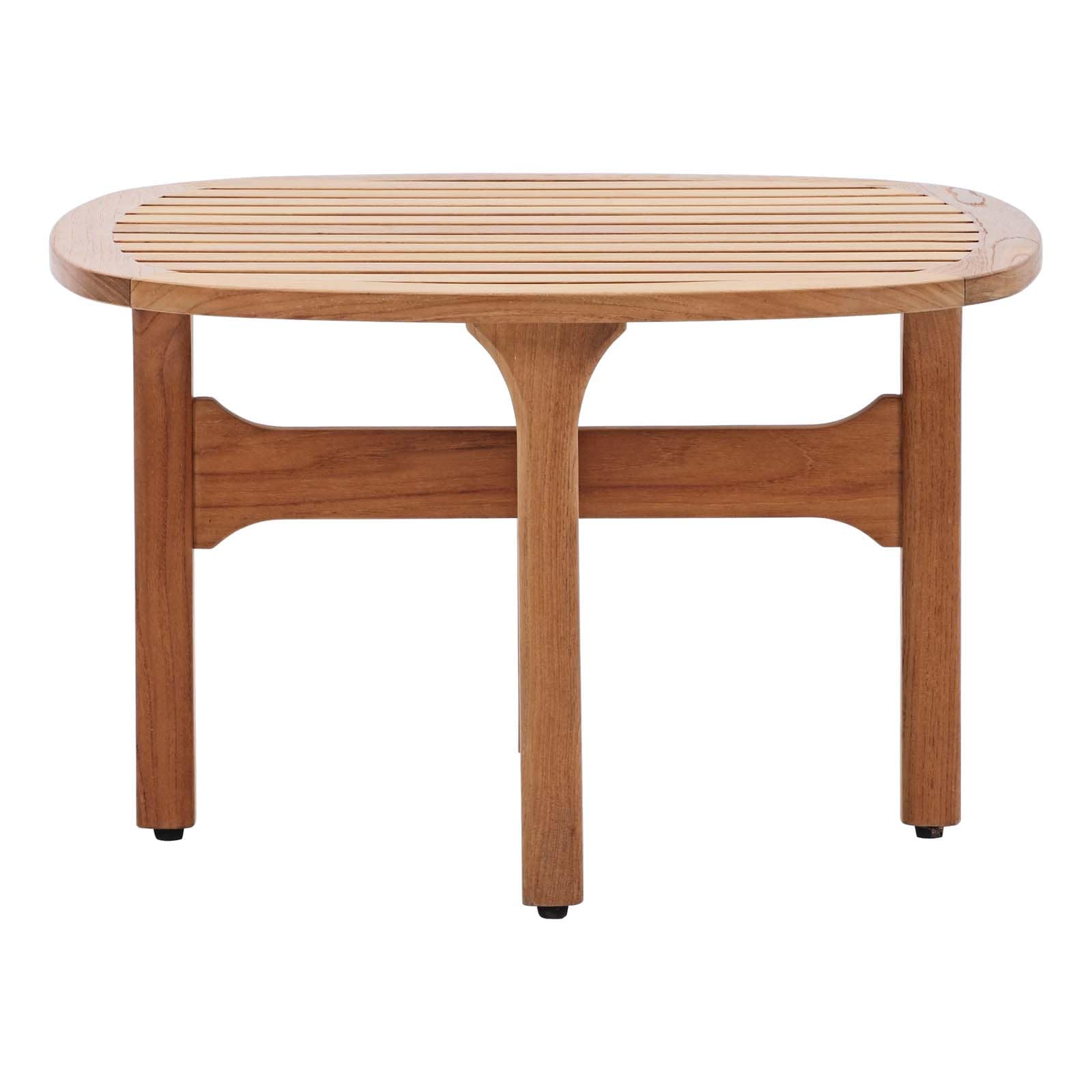 Modway Saratoga Outdoor Patio Teak Coffee Table Natural - EEI-2929 | Outdoor Tables | Modishstore - 3
