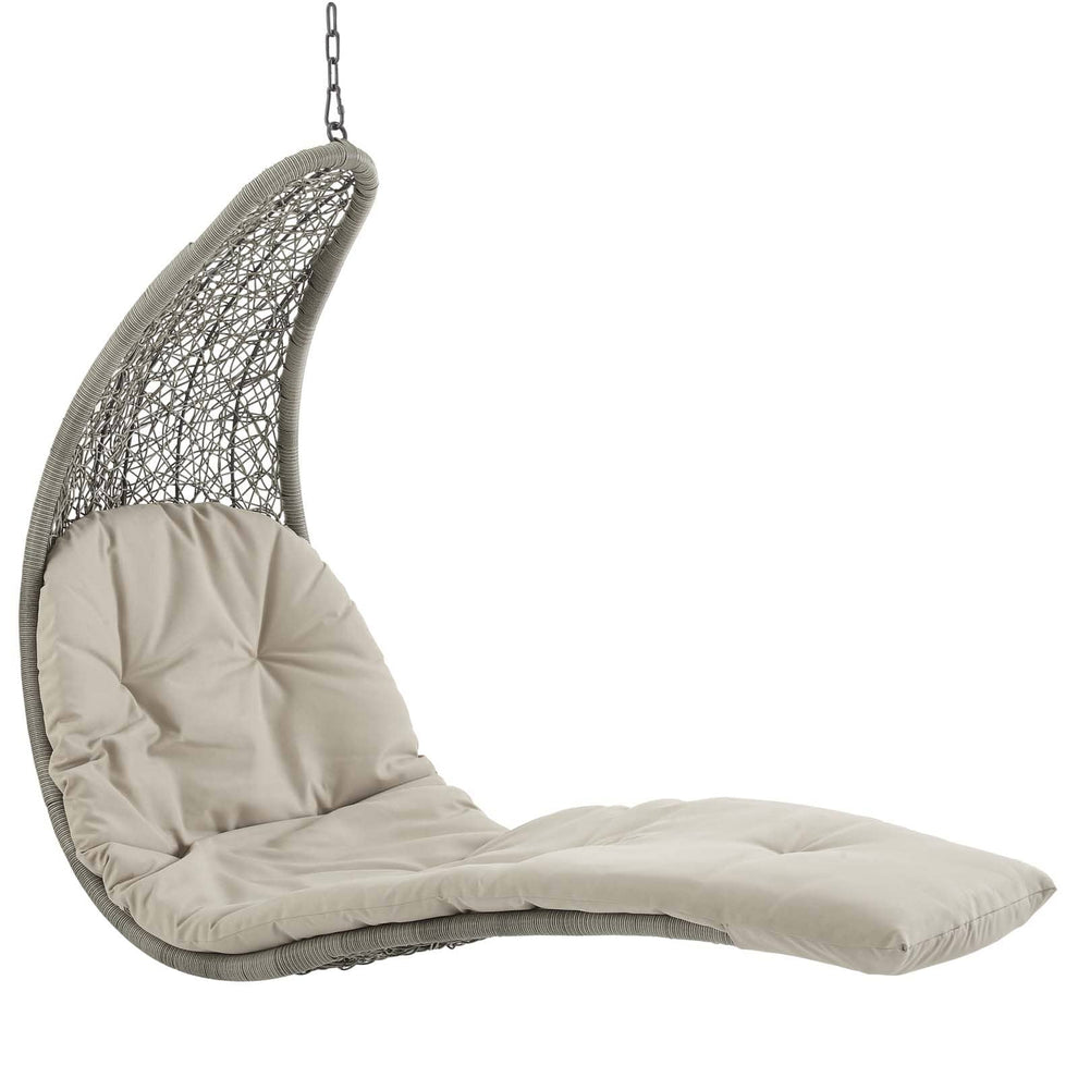 Modway Landscape Hanging Chaise Lounge Outdoor Patio Swing Chair - EEI-2952 | Outdoor Porch Swings | Modishstore - 20
