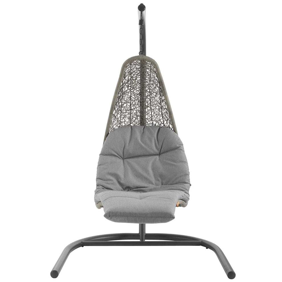 Modway Landscape Hanging Chaise Lounge Outdoor Patio Swing Chair - EEI-2952 | Outdoor Porch Swings | Modishstore - 24