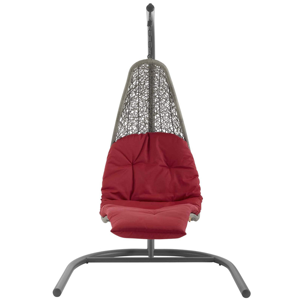Modway Landscape Hanging Chaise Lounge Outdoor Patio Swing Chair - EEI-2952 | Outdoor Porch Swings | Modishstore - 3