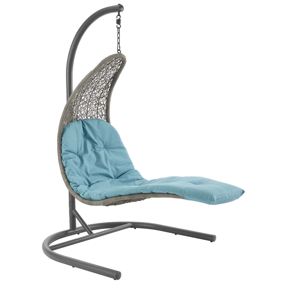 Modway Landscape Hanging Chaise Lounge Outdoor Patio Swing Chair - EEI-2952 | Outdoor Porch Swings | Modishstore - 7