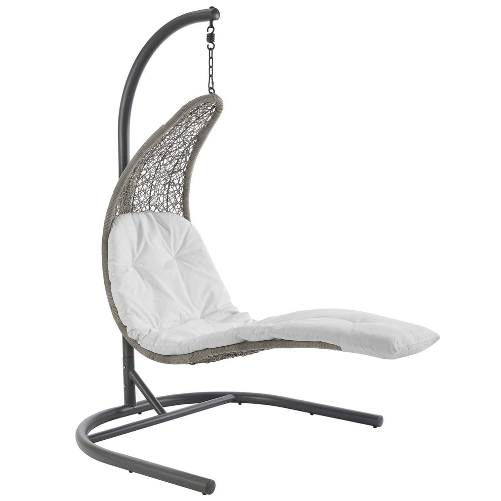 Modway Landscape Hanging Chaise Lounge Outdoor Patio Swing Chair - EEI-2952 | Outdoor Porch Swings | Modishstore - 12