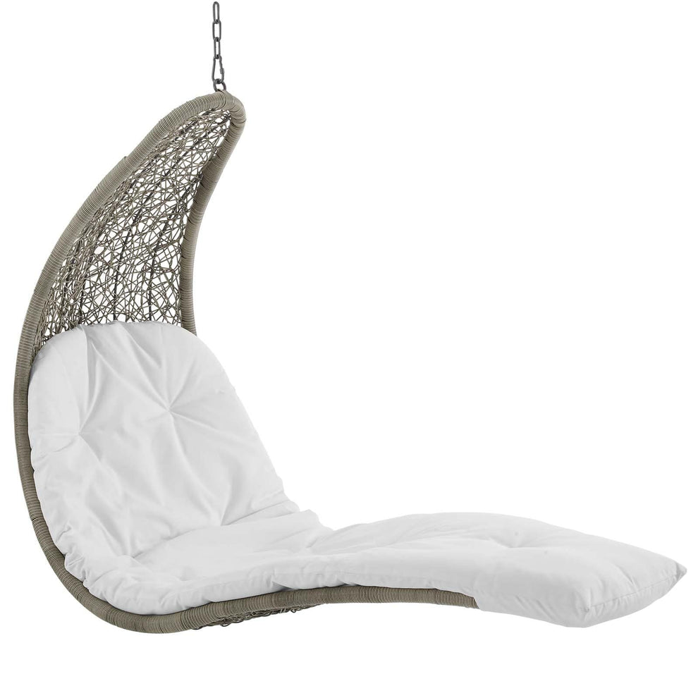 Modway Landscape Hanging Chaise Lounge Outdoor Patio Swing Chair - EEI-2952 | Outdoor Porch Swings | Modishstore - 14