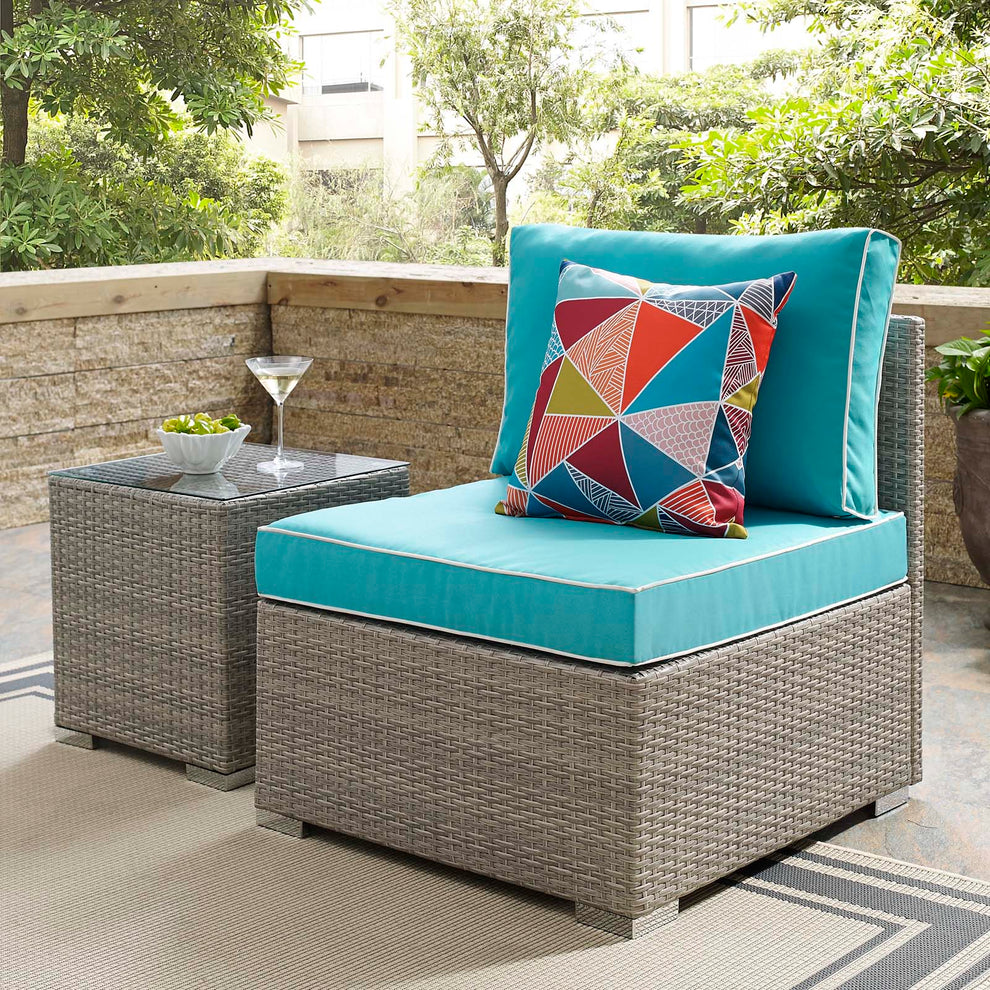 Modway Repose Outdoor Patio Armless Chair - EEI-2958 | Outdoor Chairs | Modishstore - 9