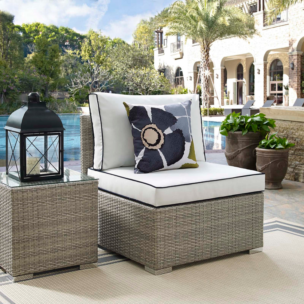 Modway Repose Outdoor Patio Armless Chair - EEI-2958 | Outdoor Chairs | Modishstore - 21