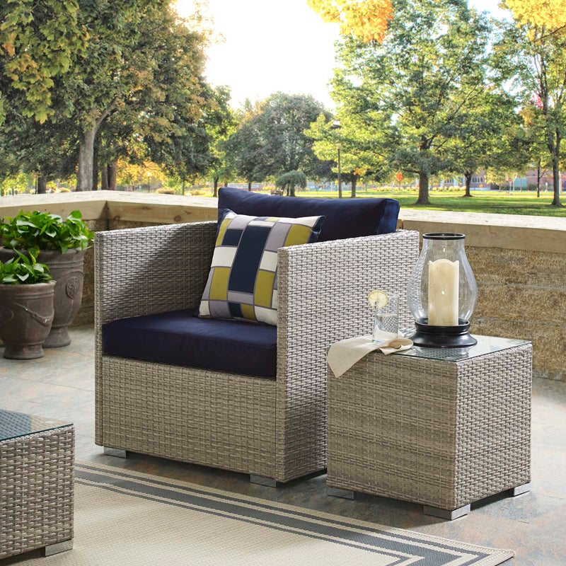 Repose Sunbrella® Fabric Outdoor Patio Armchair By Modway - EEI-2961 | Outdoor Chairs | Modishstore - 1