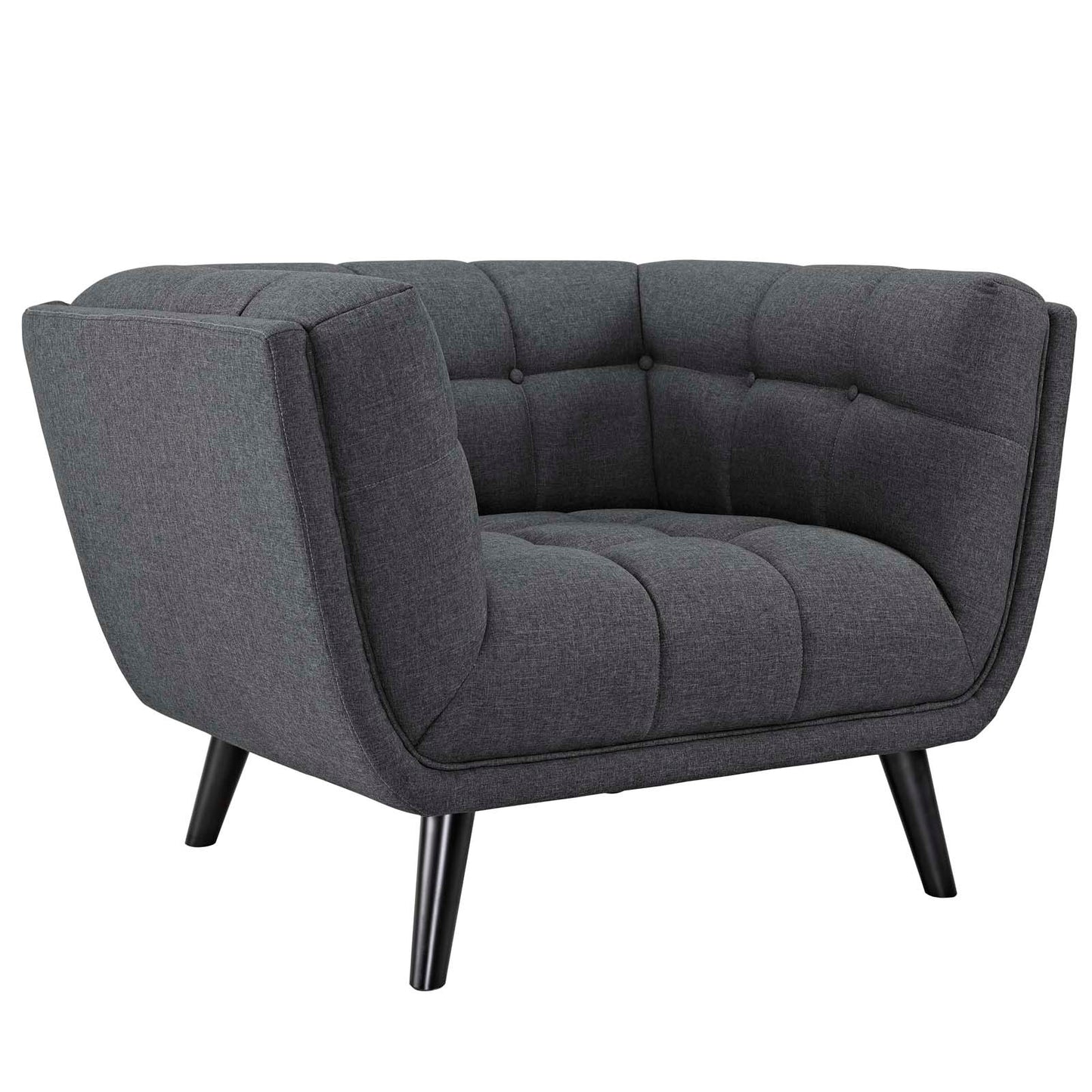 Modway Bestow 2 Piece Upholstered Fabric Loveseat and Armchair Set | Loveseats | Modishstore-5
