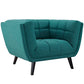 Modway Bestow 2 Piece Upholstered Fabric Loveseat and Armchair Set | Loveseats | Modishstore-6