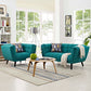 Modway Bestow 2 Piece Upholstered Fabric Loveseat and Armchair Set | Loveseats | Modishstore-14